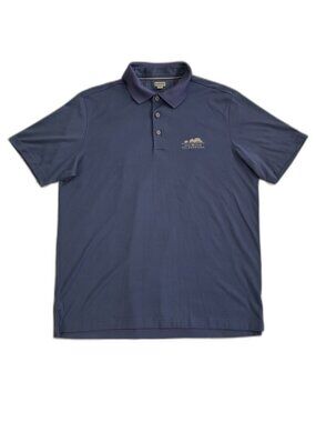 Ashworth Golf Polo L Real Club Valderrama Embroidered Blue